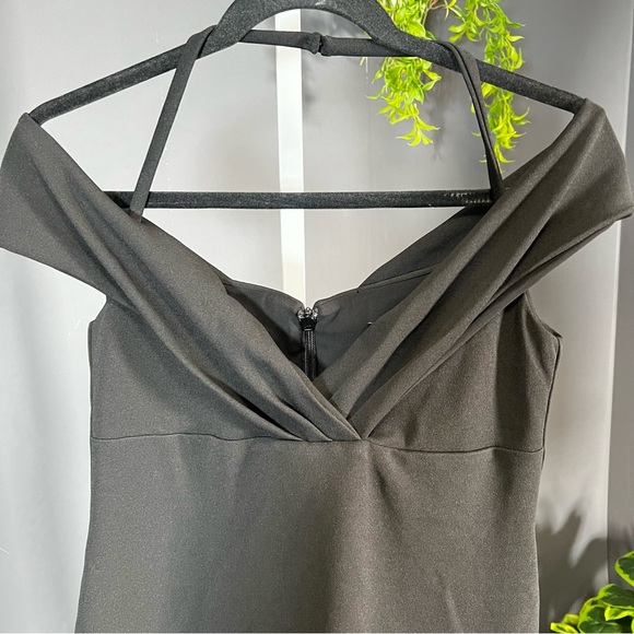 Nookie Womens Athena Off Shoulder Midi Black - Picture 7 of 15